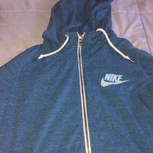 Women Blue Nike Hoodie